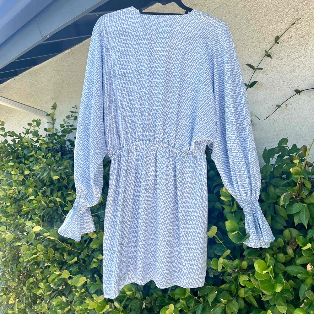 Baum Und Pferdgarten Ariana Dress Light Blue Crepe Size 36 US 6 Small Medium NWT - Picture 5 of 6
